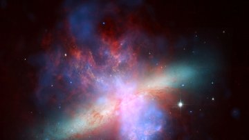 Starburst-Galaxie M82