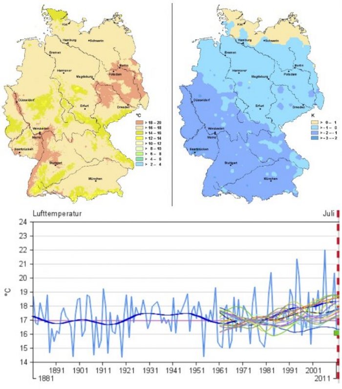 Ausschnitt: Klimaatlas des Deutschen Wetterdienstes