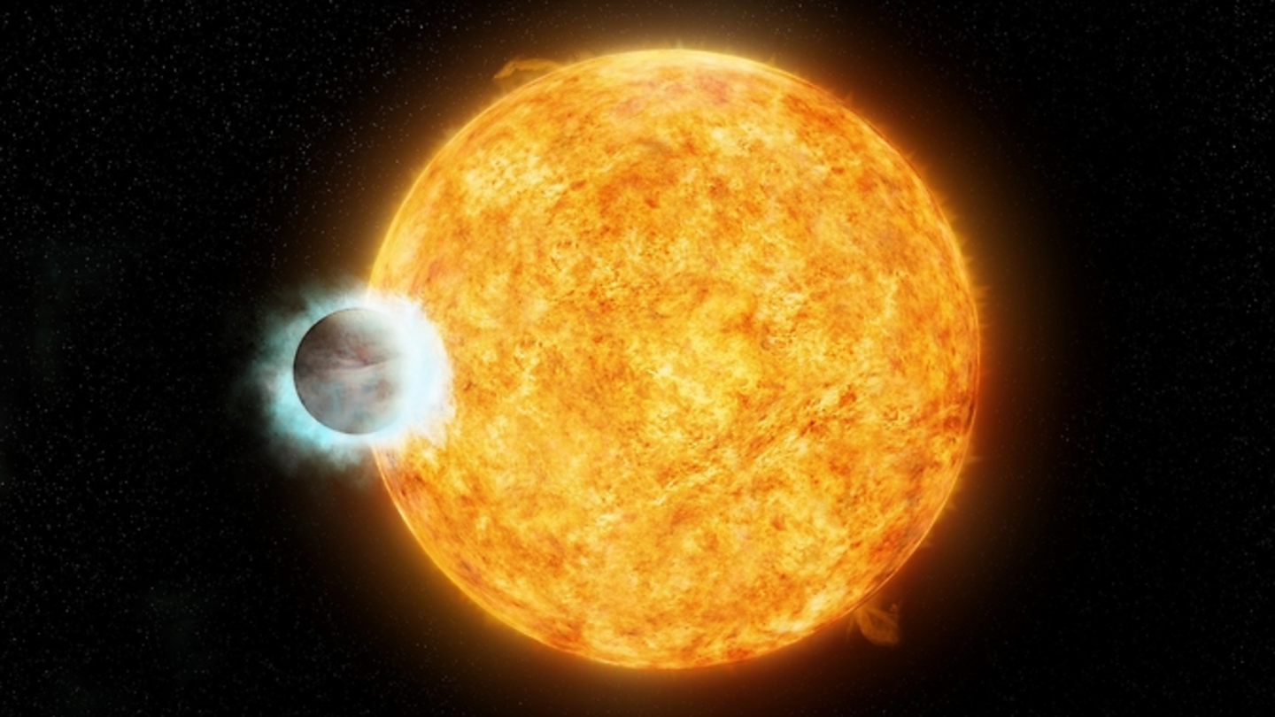 Welt der Physik: Helium in der Atmosphäre eines Exoplaneten