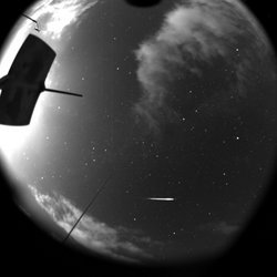 Perseiden-Meteor von 2009