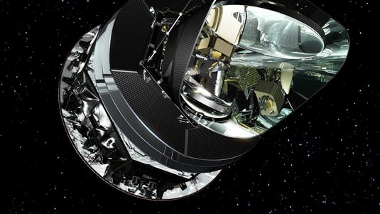 Ein Satellit im All