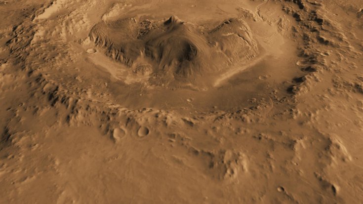 Krater Gale auf dem Mars