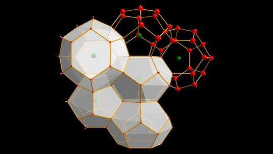 Methanhydratstruktur