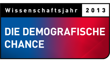 Logo Wissenschaftsjahr 2013 „Die demografische Chance“