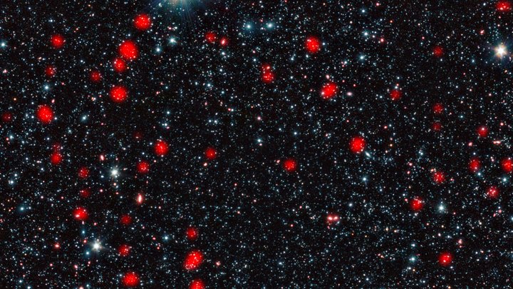 Starburst-Galaxien im Kosmos