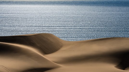 Sanddünen am Meer