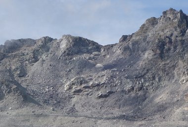 Geröll eines ehemaligen Gletschers