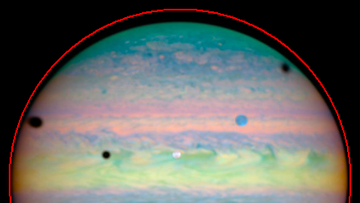 Hubble-Aufnahme des Jupiters