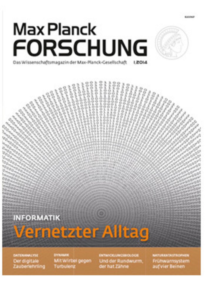 Titelbild der ersten Ausgabe 2014.