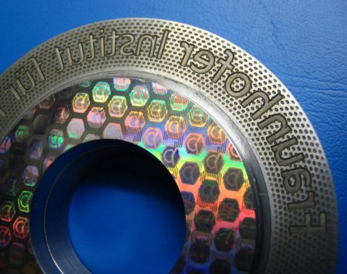 Stählerner Prägestempel für Hologramme Stählerner Prägestempel für Hologramme