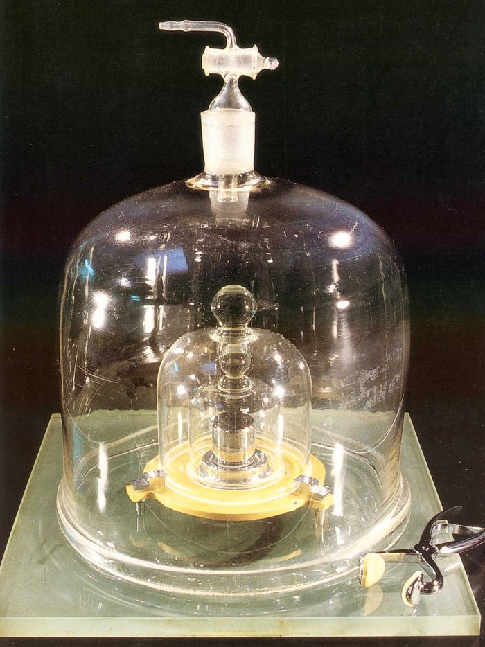 Das Urkilogramm Foto des Urkilogramms