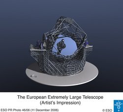 Modelldarstellung des E-ELT