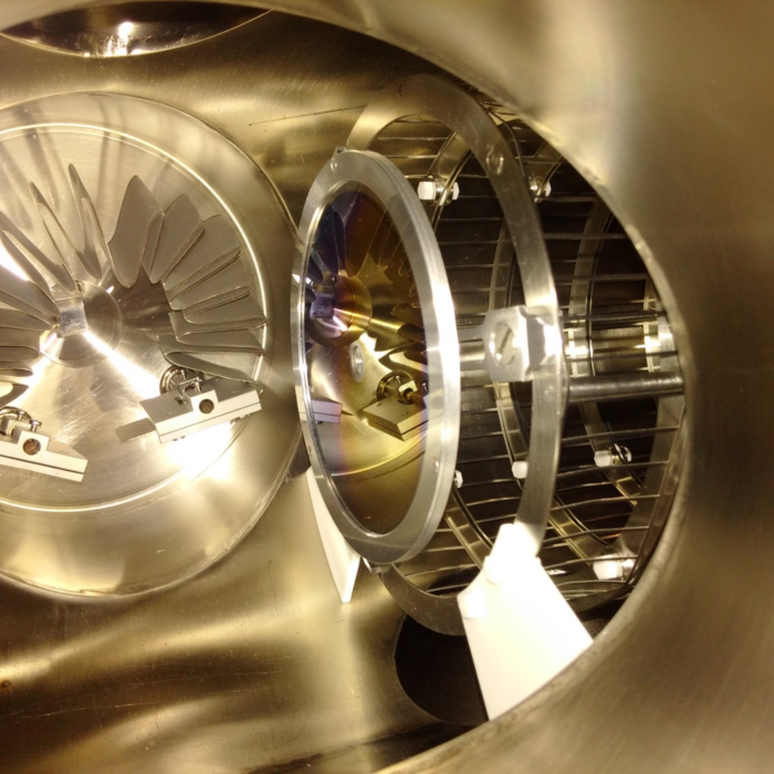 Vakuumkammer Das Bild zeigt die Kammer, in der die Experimente mit dem Isotop Thorium-229 durchgeführt worden.