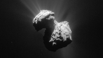 Aufnahme des Kometen Tschurjumow-Gerassimenko