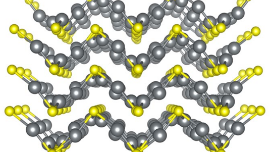 Kristallstruktur des anorganischen Halbleiters Silbersulfid