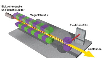 Schema Freie-Elektronen-Laser