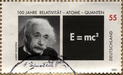 Briefmarke von Albert Einstein