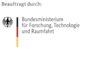 Logo Bundesministerium für Forschung, Technologie und Raumfahrt. Klick öffnet die Webseite des Ministeriums