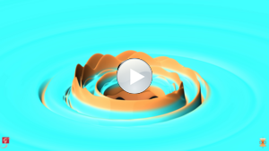 Simulation der beiden verschmelzenden Schwarzen Löcher Simulation der beiden verschmelzenden Schwarzen Löcher