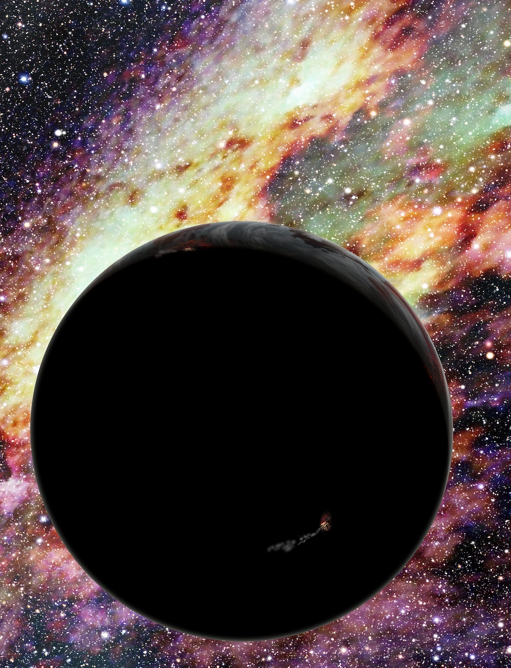 Quelle: David A. Aguilar (CfA) Planet, der durchs Weltall rast